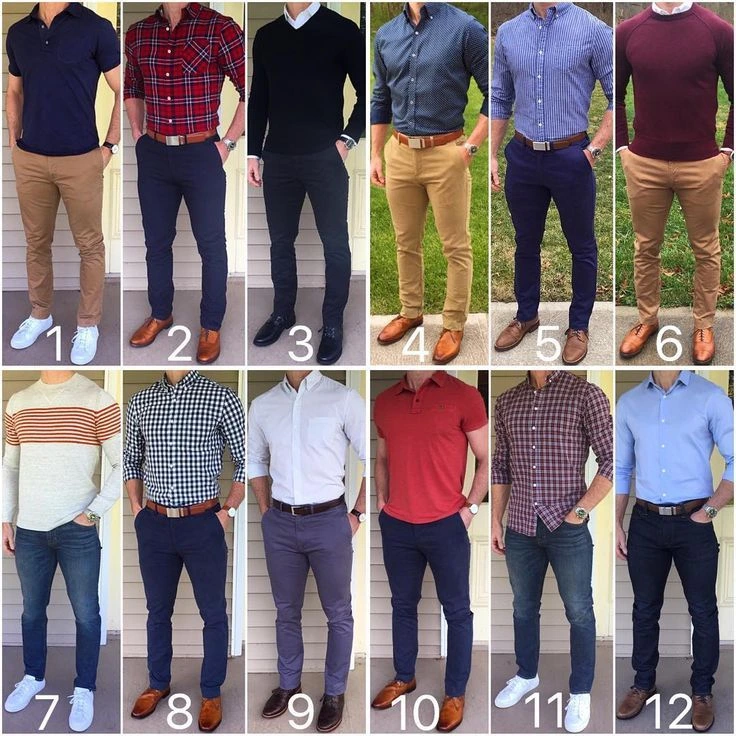 mens dress combination